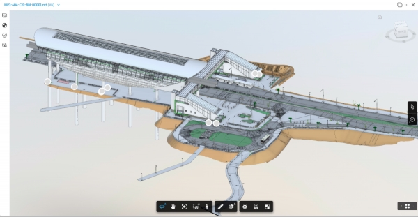 @ 현대건설 파나마 메트로3호선 3D 모델링. [사진=현대건설]