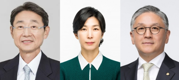(왼쪽부터) 신동원 농심 회장, 김정수 삼양식품 부회장, 함영준 오뚜기 회장./사진=각 사