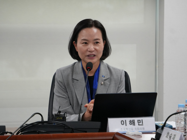 이해민 조국혁신당 의원이 지난 28일