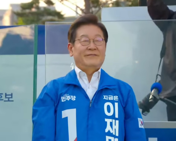 이재명 더불어민주당 대선 후보가 29일 서울 관악구 관악산으뜸공원에서 집중 유세를 진행했다. /사진=김희선 기자