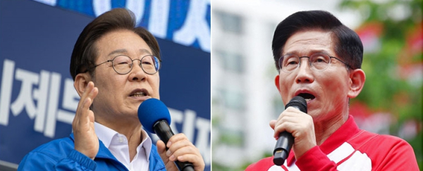 이재명 더불어민주당 후보와 김문수 국민의힘 후보. /사진=연합뉴스