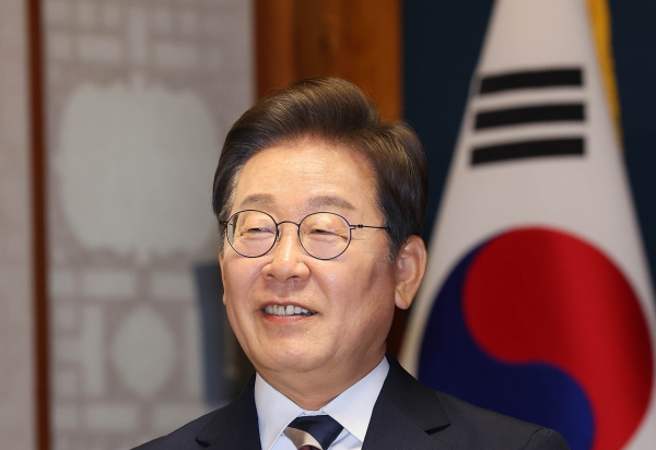 이재명 대통령이 4일 서울 여의도 국회 사랑재에서 열린 제21대 대통령 취임 기념 오찬에 참석해 있다. /사진=국회사진기자단