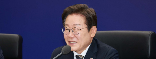 이재명 대통령이 20일 울산전시컨벤션센터에서 열린 인공지능(AI) 글로벌 협력 기업 간담회에서 발언하고 있다. /사진=대통령실통신사진기자단