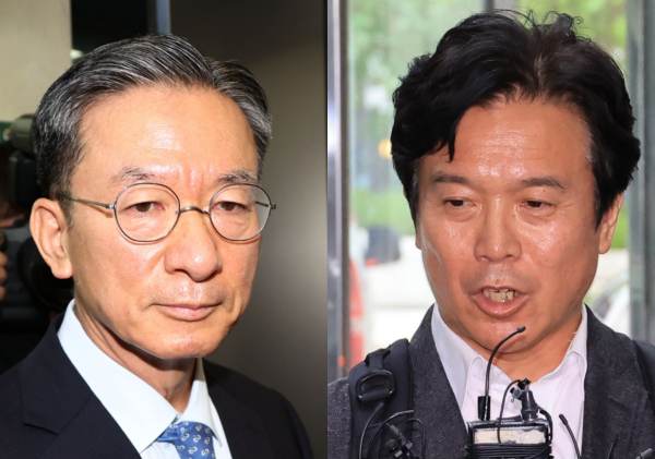 정성호 법무부장관 후보자와 김영훈 고용노동부 장관 후보자. /사진=연합뉴스