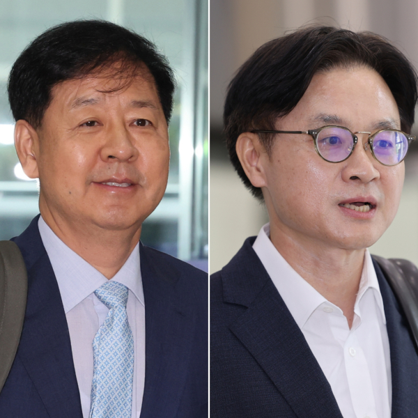 구윤철 경제부총리 겸 기획재정부 장관 후보자, 김정관 산업통상자원부 장관 후보자. /사진=연합뉴스
