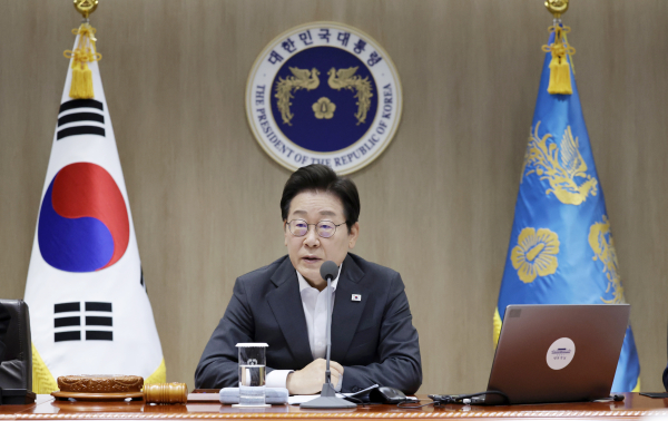 이재명 대통령이 지난 22일 서울 용산 대통령실 청사에서 열린 국무회의에서 발언하고 있다. /사진=대통령실통신사진기자단
