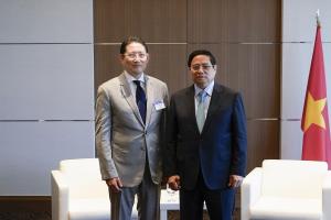 조현준 효성 회장, 베트남 총리 만나 ‘미래 사업’ 협력 논의