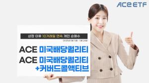 한투운용 ACE 미국배당퀄리티 ETF, 상장 이후 개인 순매수 지속