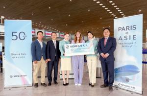 대한항공, 파리 여객노선 취항 50주년…