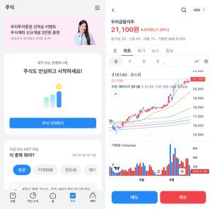 우리銀, '우리WON뱅킹' 앱에 MTS 연계 서비스 탑재