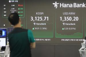 코스피 3130선 '터치'하며 또 연고점…상반기 26년 만에 최대폭 상승
