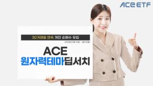 한투운용 ACE 원자력테마딥서치 ETF, 30거래일 연속 개인순매수